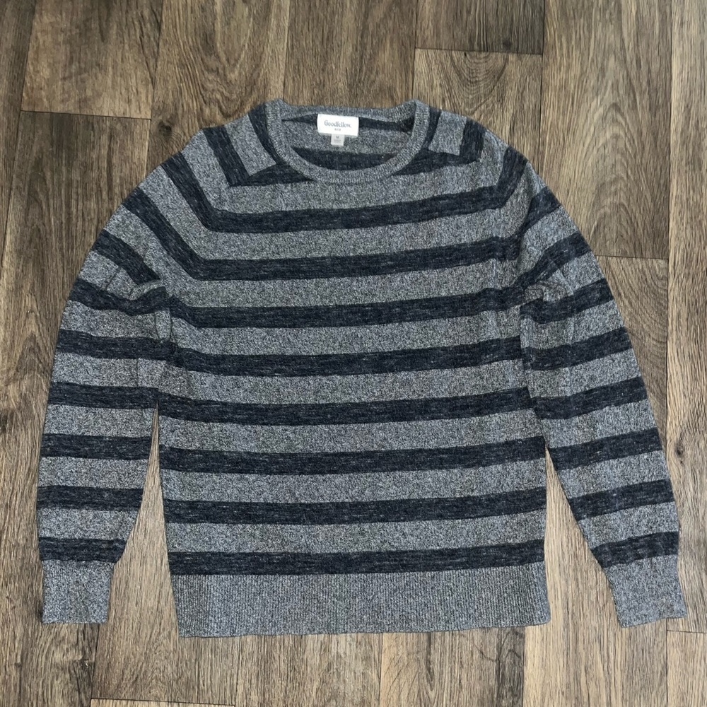 Gray Striped Sweater from Goodfellow & Co.